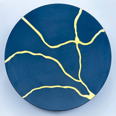 Lacquer Placemat, Crack, Ink