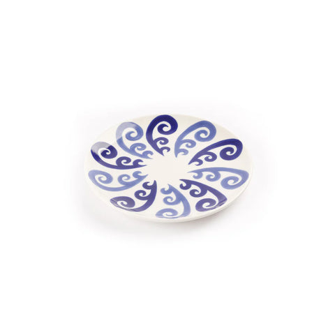 Athenee Two Tone Peacock Salad Plate