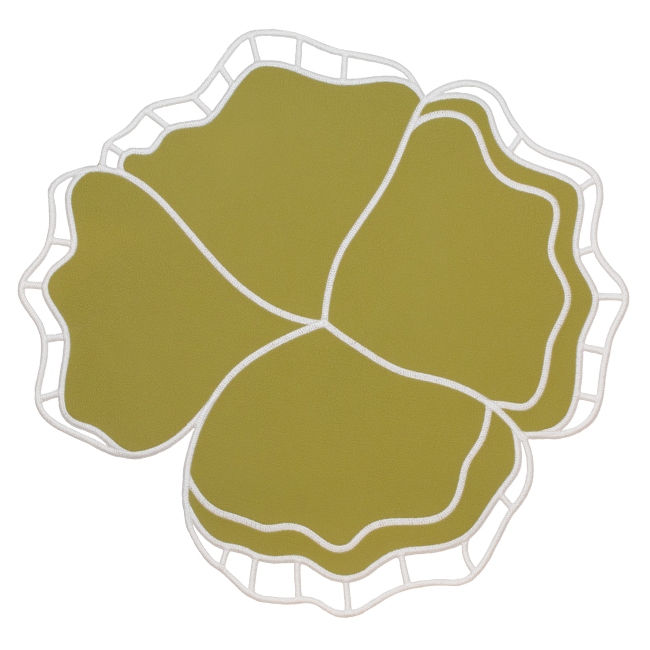 Eclipse Faux Leather Placemats, Set of 2