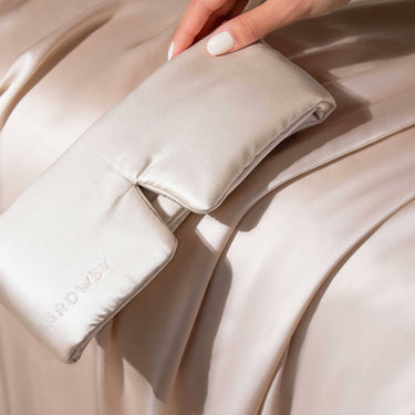 Dusty Gold Silk Sleep Mask