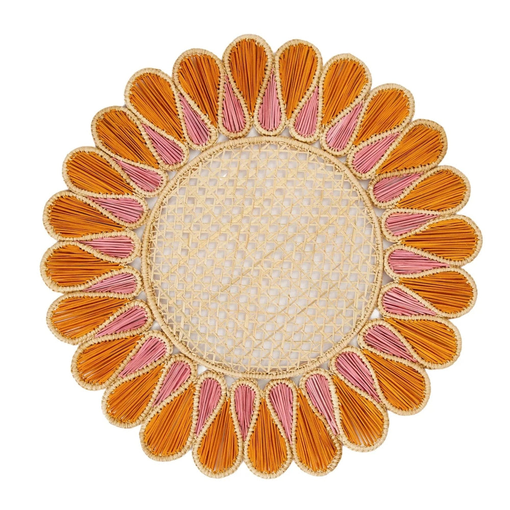 Drops Placemat, Set of 4, Orange