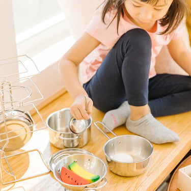 Stainless Steel Pots & Pans Playset