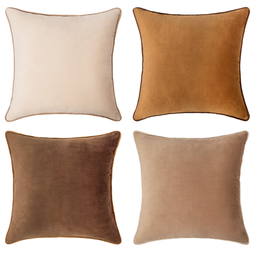Monteverde Pillow Covers (4-Pack) - Brown/Beige
