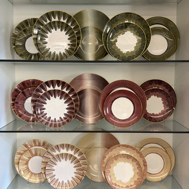 Tie Dye Presentation Plate