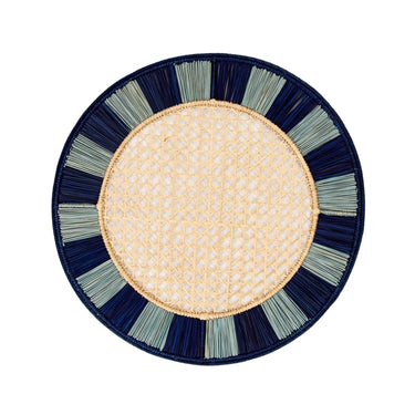 Twist Placemat, Set of 4, Navy