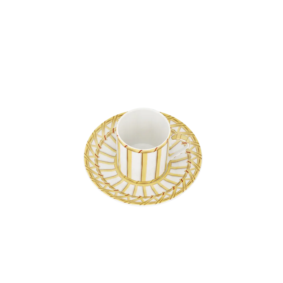 Vannerie Cottage Coffee Cup & Saucer