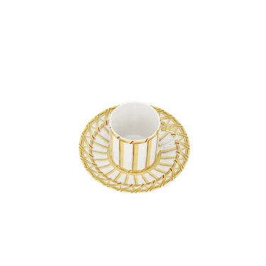 Vannerie Cottage Coffee Cup & Saucer