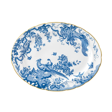Aves Blue Oval Dish, Large