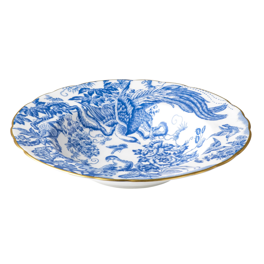 Aves Blue Rim Soup Bowl