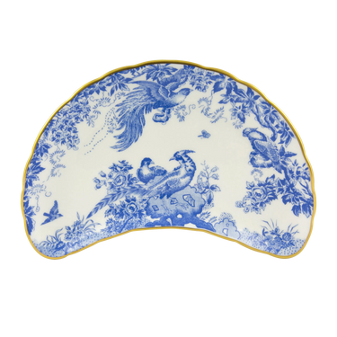 Aves Blue Crescent Salad Plate