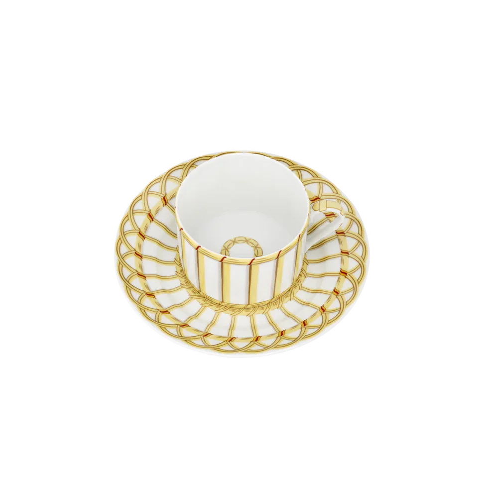 Vannerie Cottage Tea Cup & Saucer
