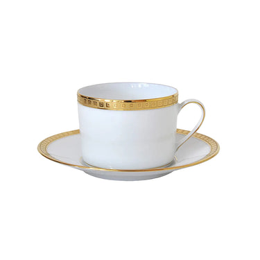 Athena Gold Tea Cup & Saucer