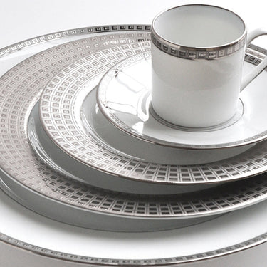 Athena Platinum Tea Cup & Saucer