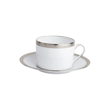 Athena Platinum Tea Cup & Saucer