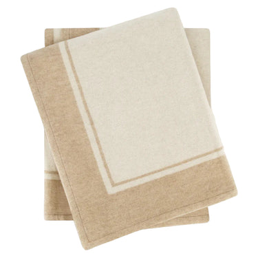 Skyline Cashmere Throw, Oatmeal