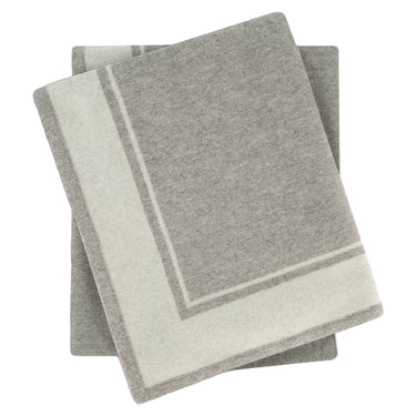 Skyline Cashmere Throw, Grey
