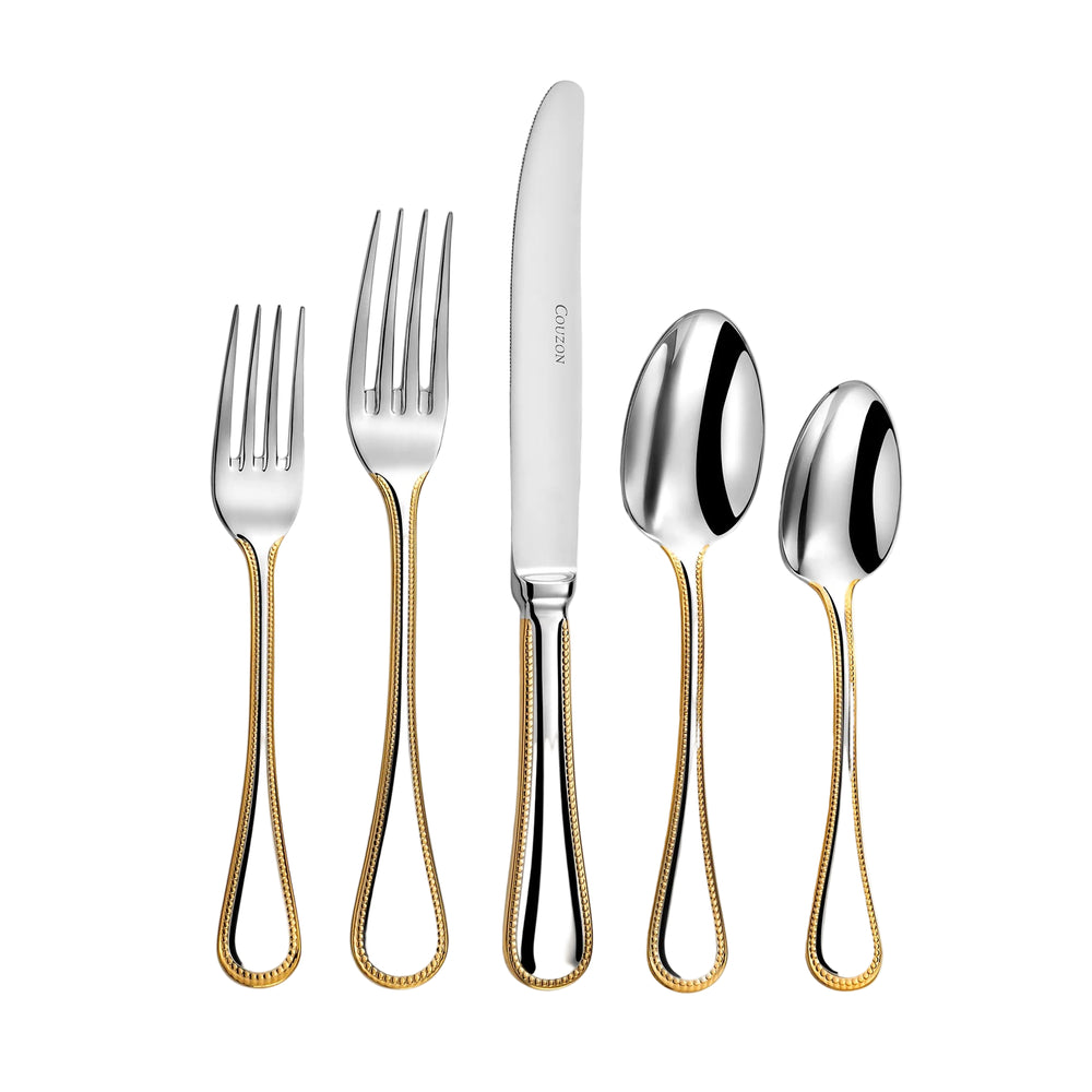Le Perle Gold Accent Five Piece Place Setting