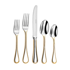 Le Perle Gold Accent Five Piece Place Setting