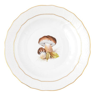 Mushroom Luncheon Plate, Motif 03