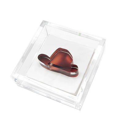 Cocktail Napkin Holder, Cowboy Hat