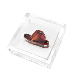 Cocktail Napkin Holder, Cowboy Hat