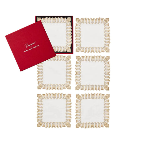 KS x Baccarat, Etoile Cocktail Napkins, Set of 6