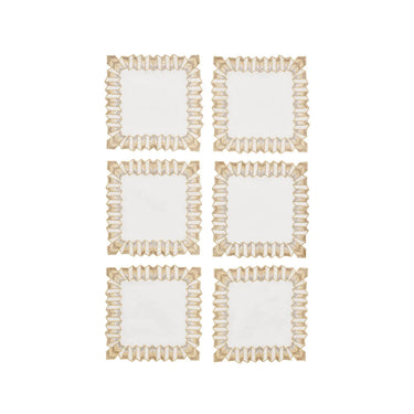 KS x Baccarat, Etoile Cocktail Napkins, Set of 6