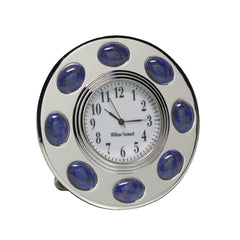 Cabochon Clock, Lapis