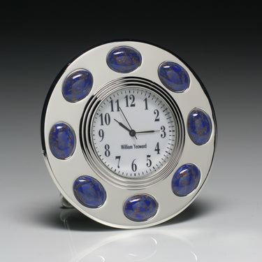 Cabochon Clock, Lapis