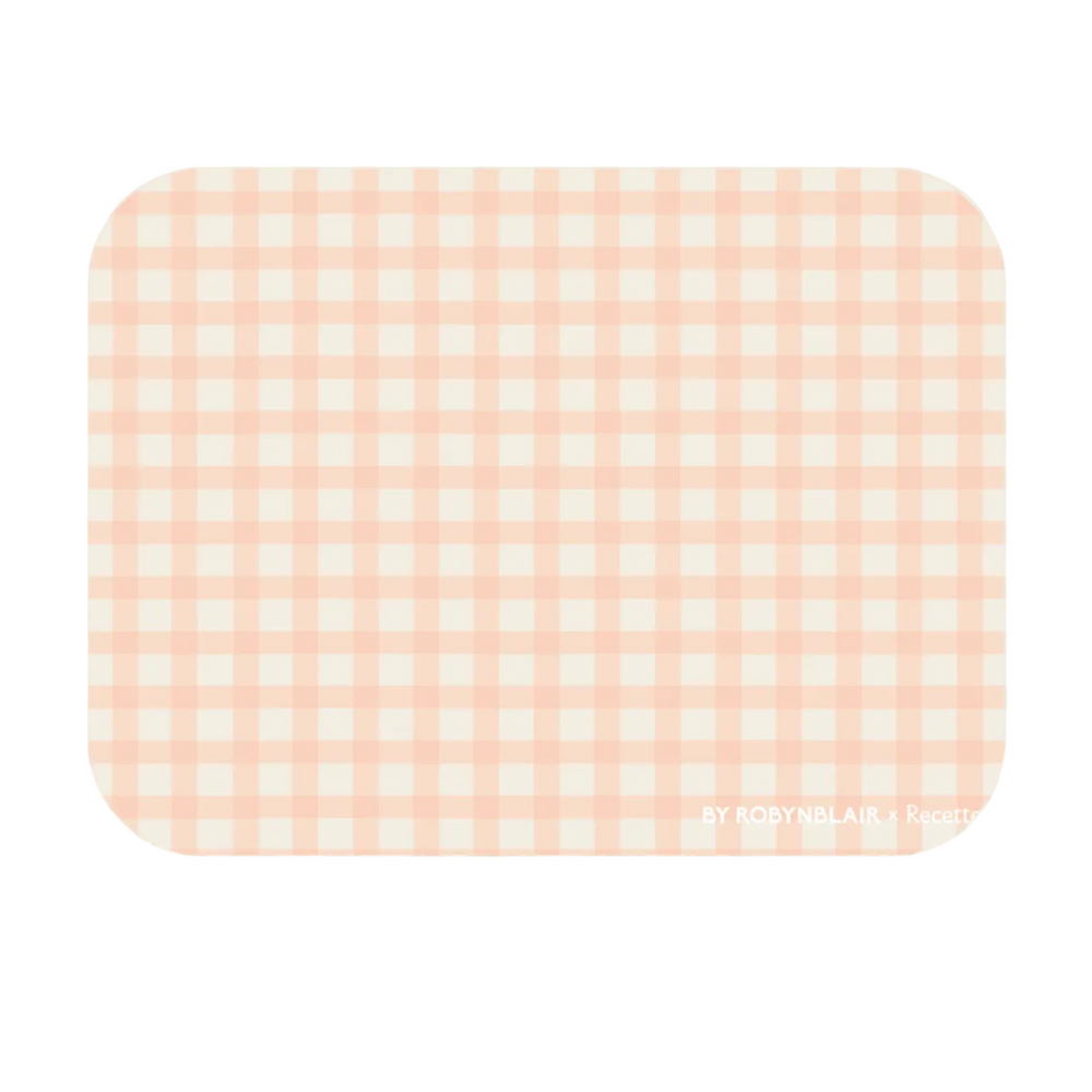 by robynblair Coral Gingham Placemats, Set of 2