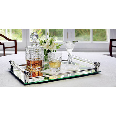 Coco Mirrored Bar Tray, Large