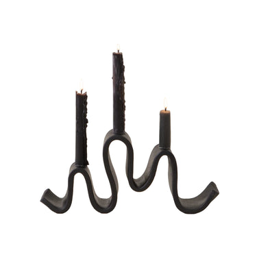 Wyat Candelabra, Black