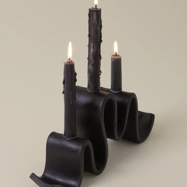 Wyat Candelabra, Black