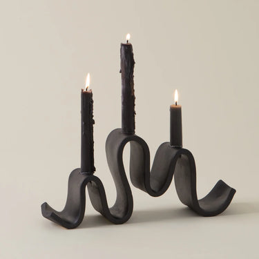 Wyat Candelabra, Black