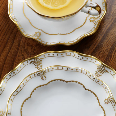 Elizabeth Gold Salad Plate