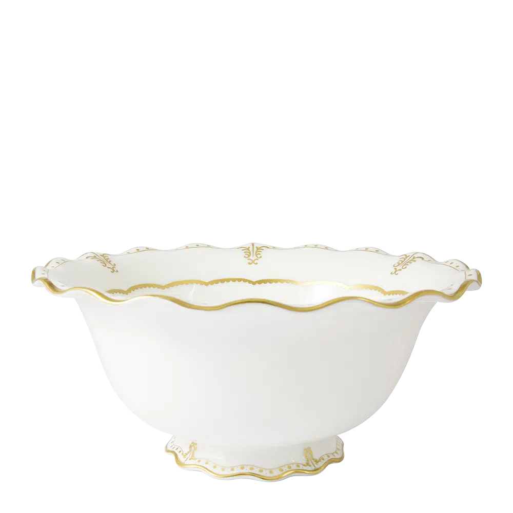 Elizabeth Gold Salad Bowl
