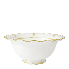 Elizabeth Gold Salad Bowl