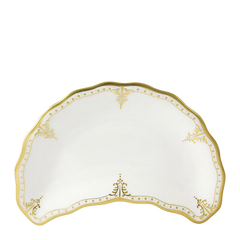 Elizabeth Gold Crescent Salad Plate