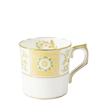 Derby Panel Green Coffee Cup & Saucer