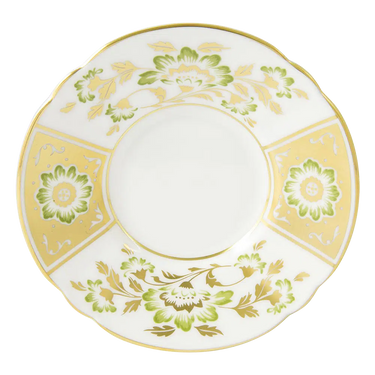 Derby Panel Green Coffee Cup & Saucer