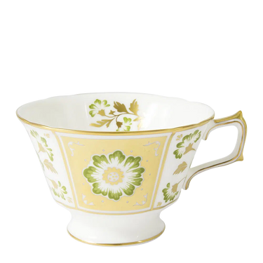 Derby Panel Green Breakfast Cup & Saucer