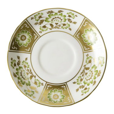 Derby Panel Green Soup Cup & Saucer