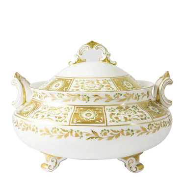 Derby Panel Green Soup Tureen