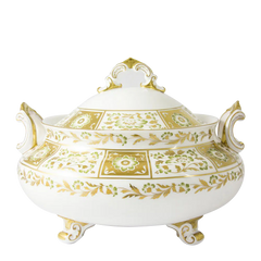 Derby Panel Green Soup Tureen