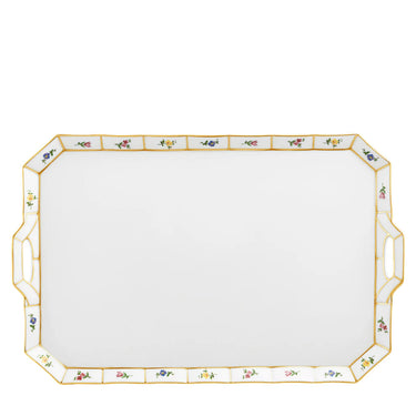 Grecque Mille Fleurs Rectangular Platter