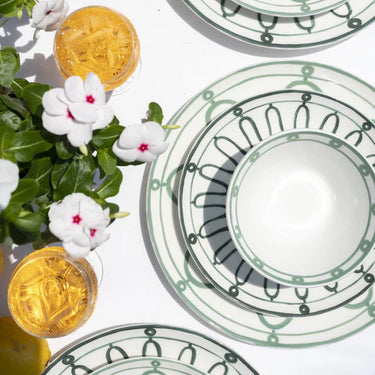 Kyma Dinnerware, Green