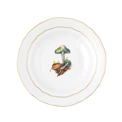 Mushroom Luncheon Plate, Motif 06