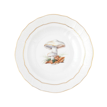 Mushroom Luncheon Plate, Motif 11