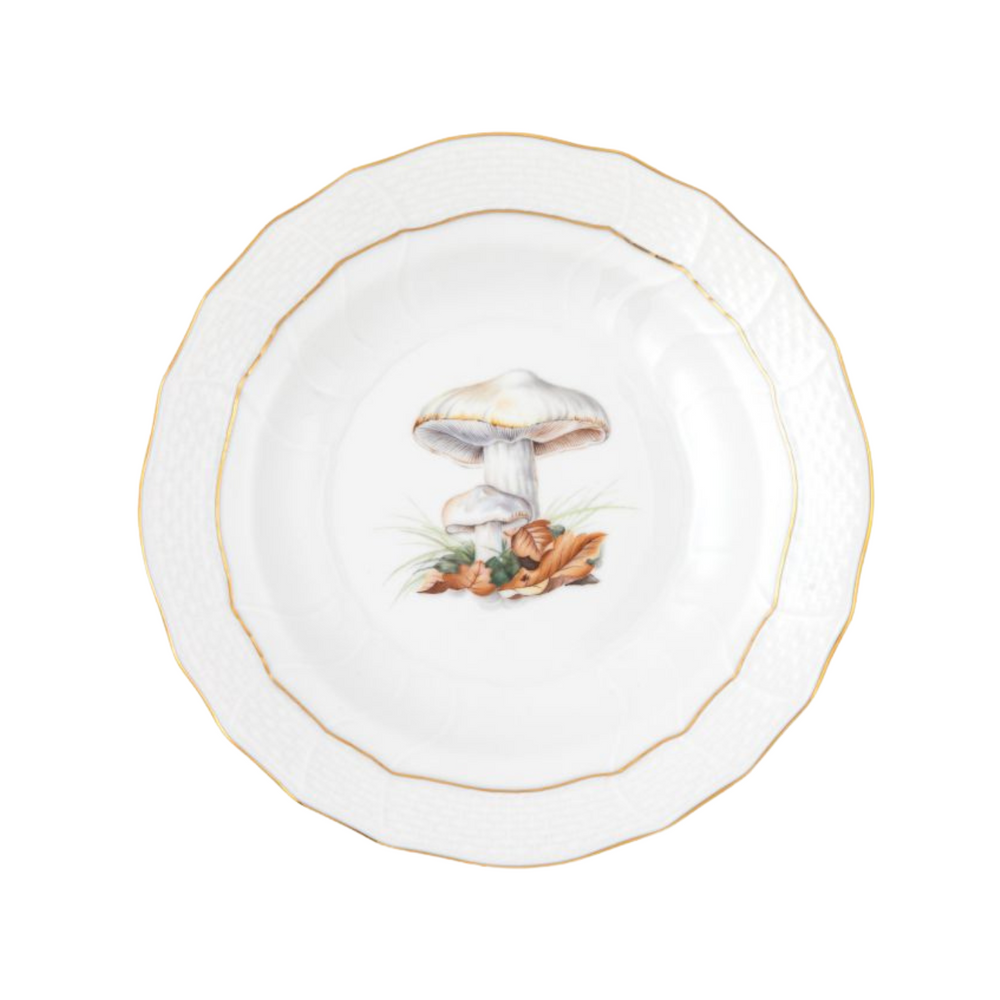 Mushroom Luncheon Plate, Motif 11