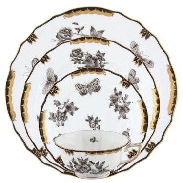 Fortuna Dinnerware, Black